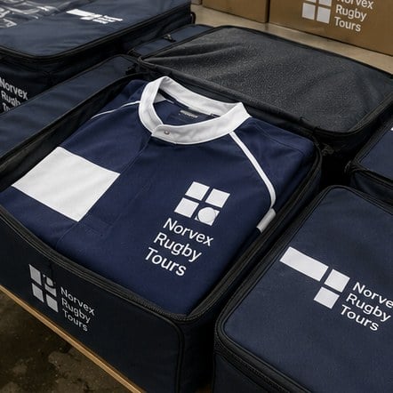 Customized rugby jerseys for tours, alumni and anniversaries