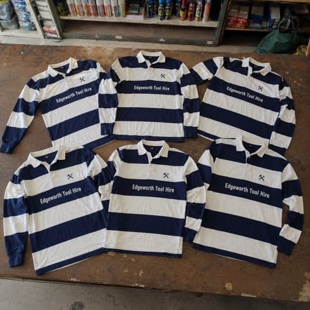 Rugby jerseys with logo printing